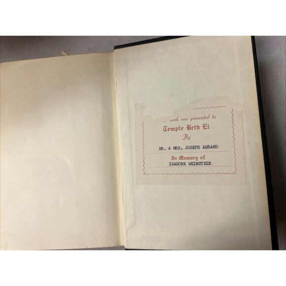 Sabbath and Festival Prayer Book (with New Translation, Supplementary Readin... - Picture 6 of 6